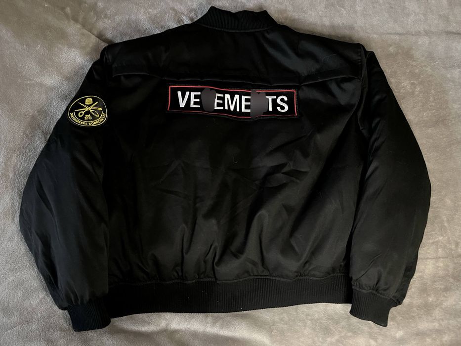 Черная куртка бомбер ветмо, opium style, archive, viperr