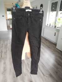 R. S czarne rurki jeansy damskie Abercrombie i Fitch