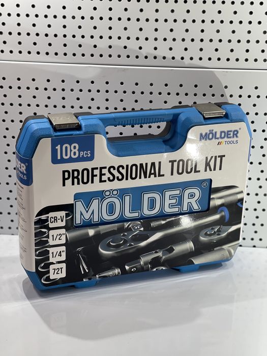 Набір інструментів MOLDER 1/4"-1/2" 108 предметів (MT60108) Germany