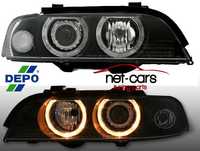 Reflektory lampy przód przednie BMW 5 E39 Angel Eyes XENON D2S