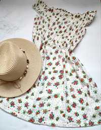 Letnia sukienka w kwiaty hiszpanka topshop S 36