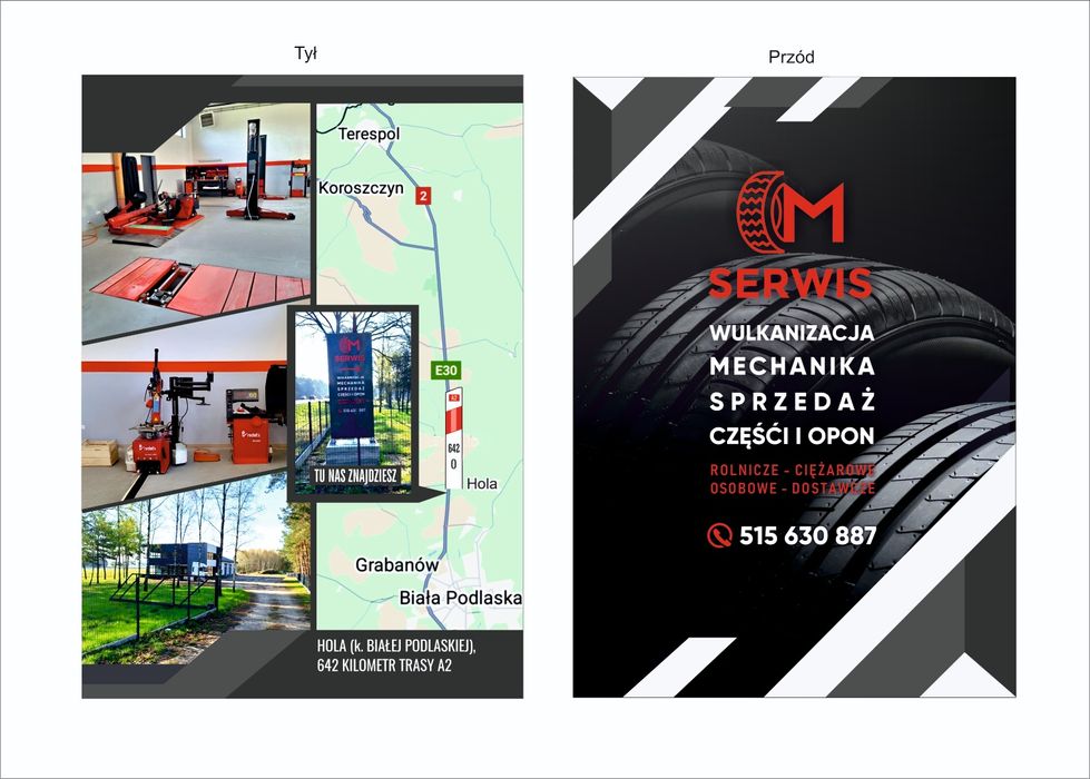 Wulkanizacja, wymiana opon