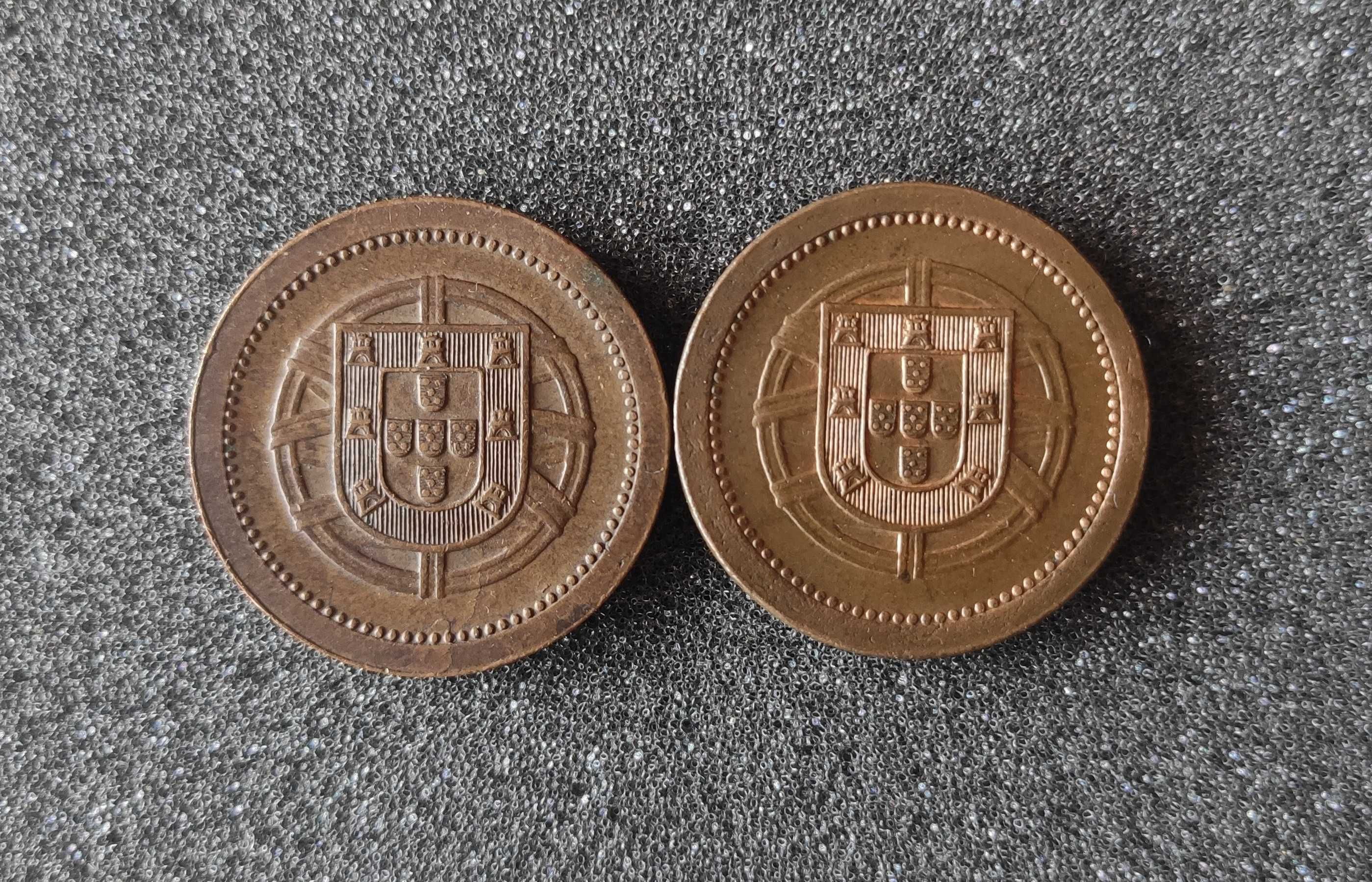 2 Moedas: 5 Centavos 1920+ 1921 (escudos)