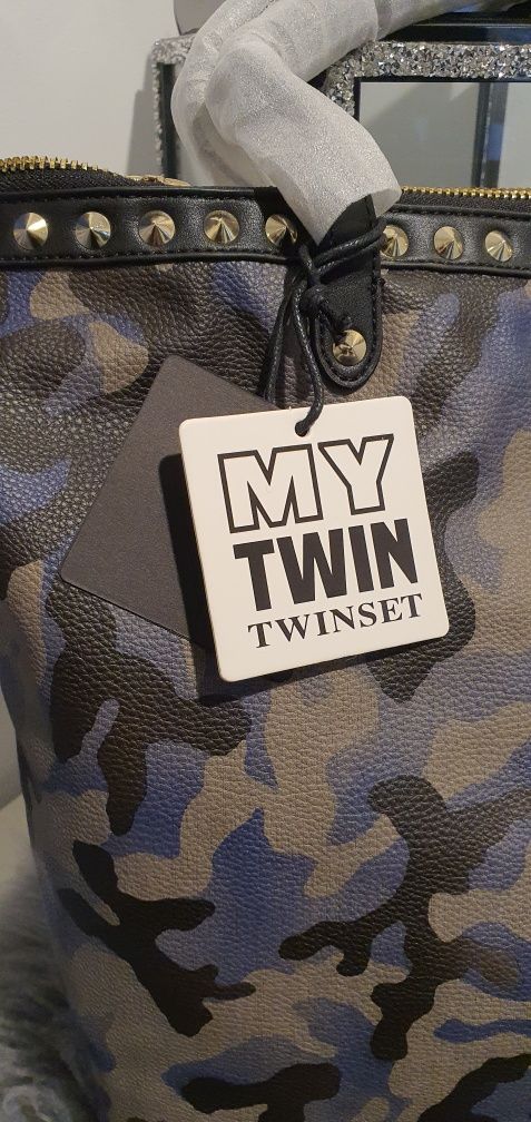 Torba torebka twinset twin set duża oryginalna nowa  moro