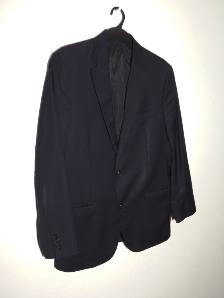 Vintage Ralph Lauren casual klasyczna granatowa marynarka L
