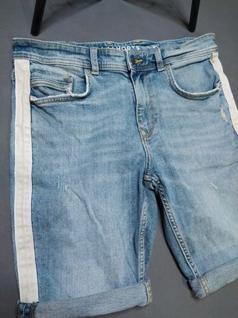 Стильні джинсові шорти з лампасами від  C&A