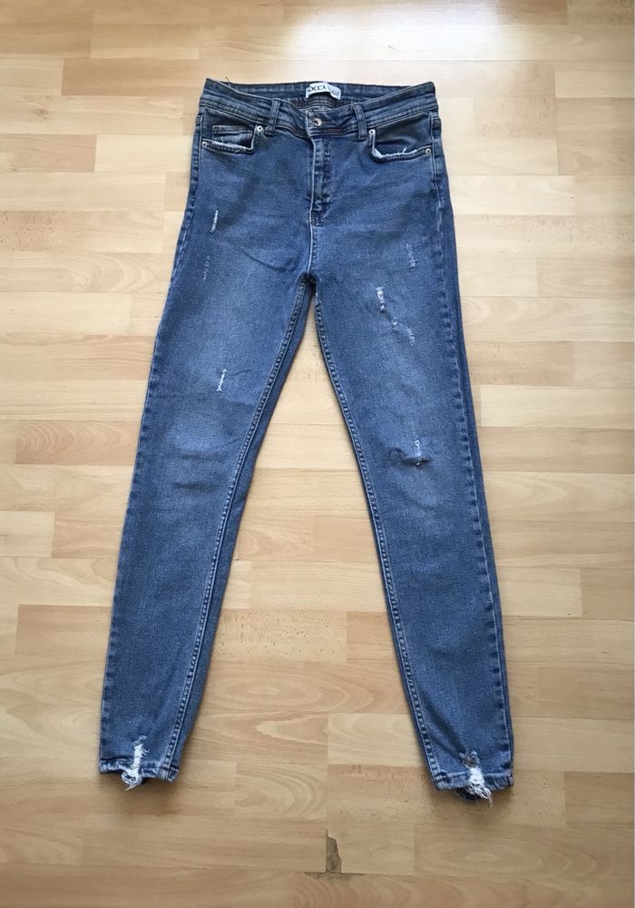 Турецькі джинси з царапками, штани роз.  S-M 44-46.