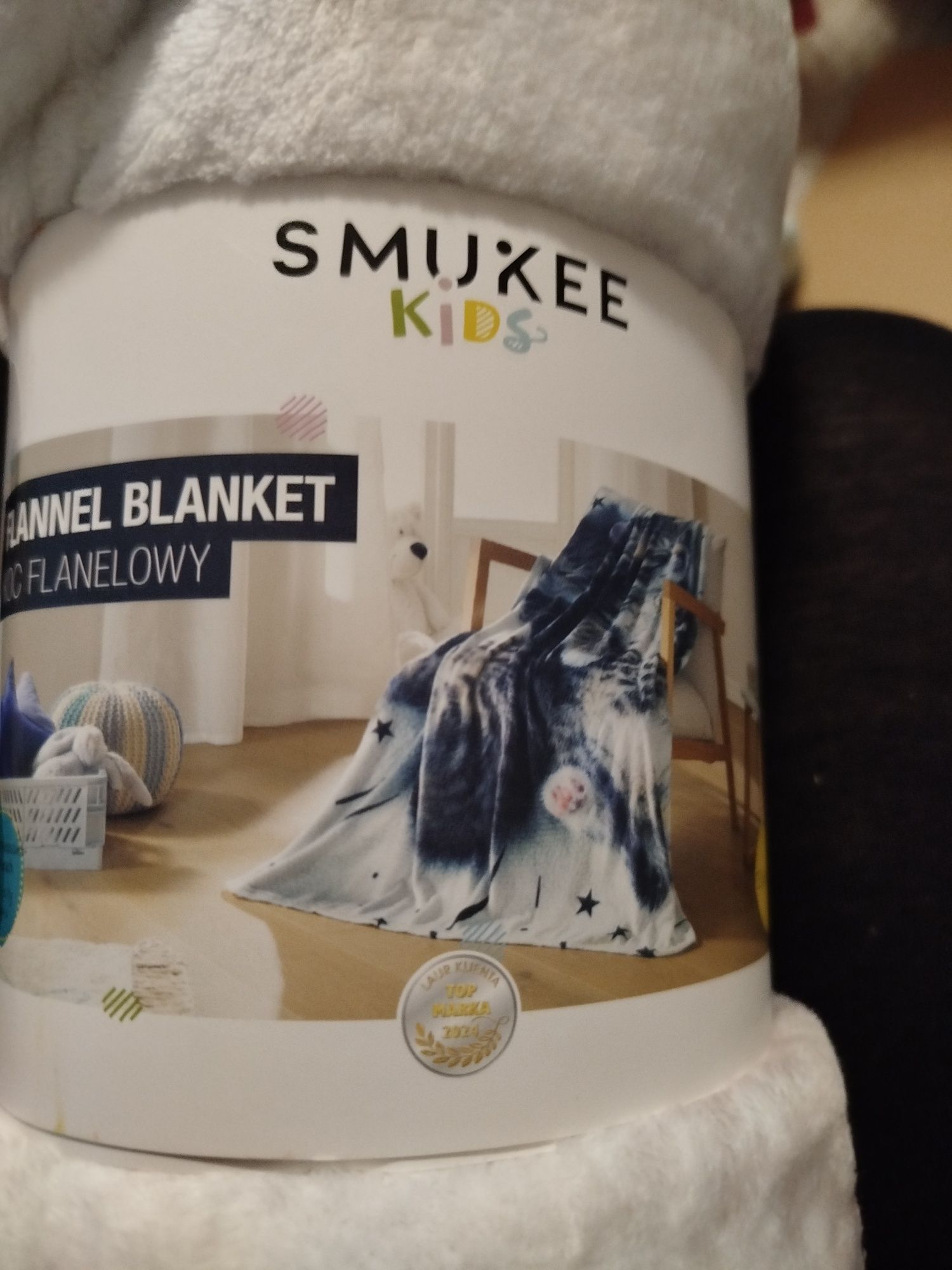 Koc flanelowy kids