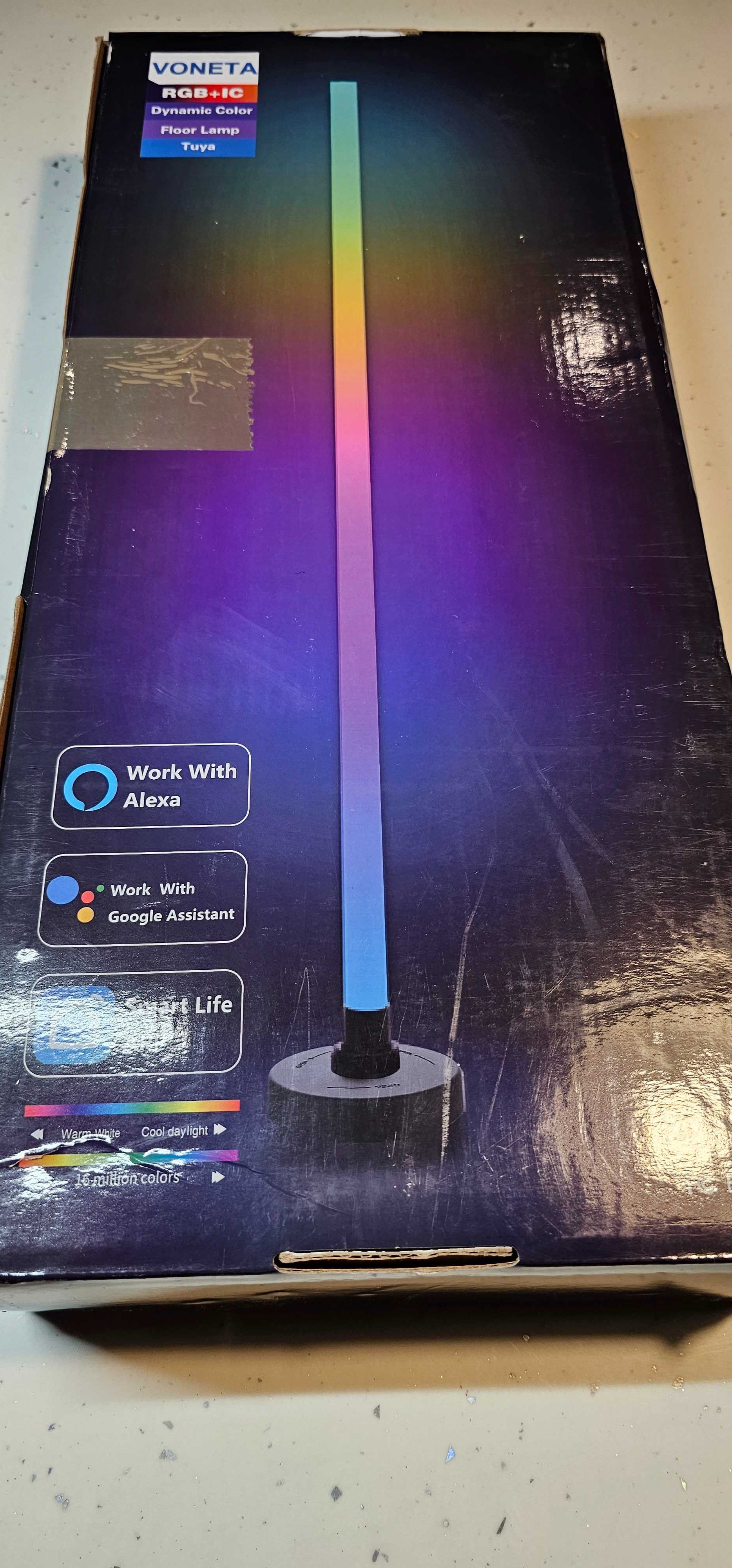Lampa led kolorowa RGB+IC