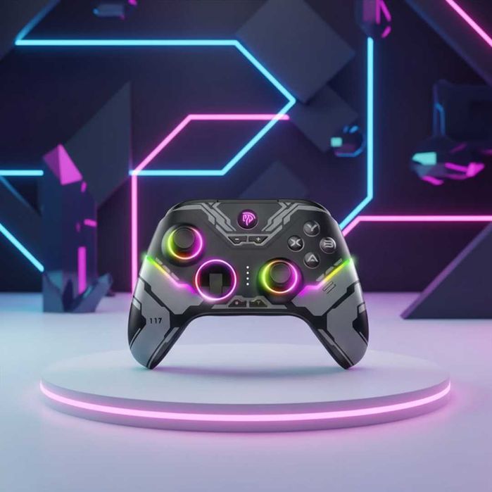 Bezprzewodowy kontroler PC z RGB i Hall Sensor