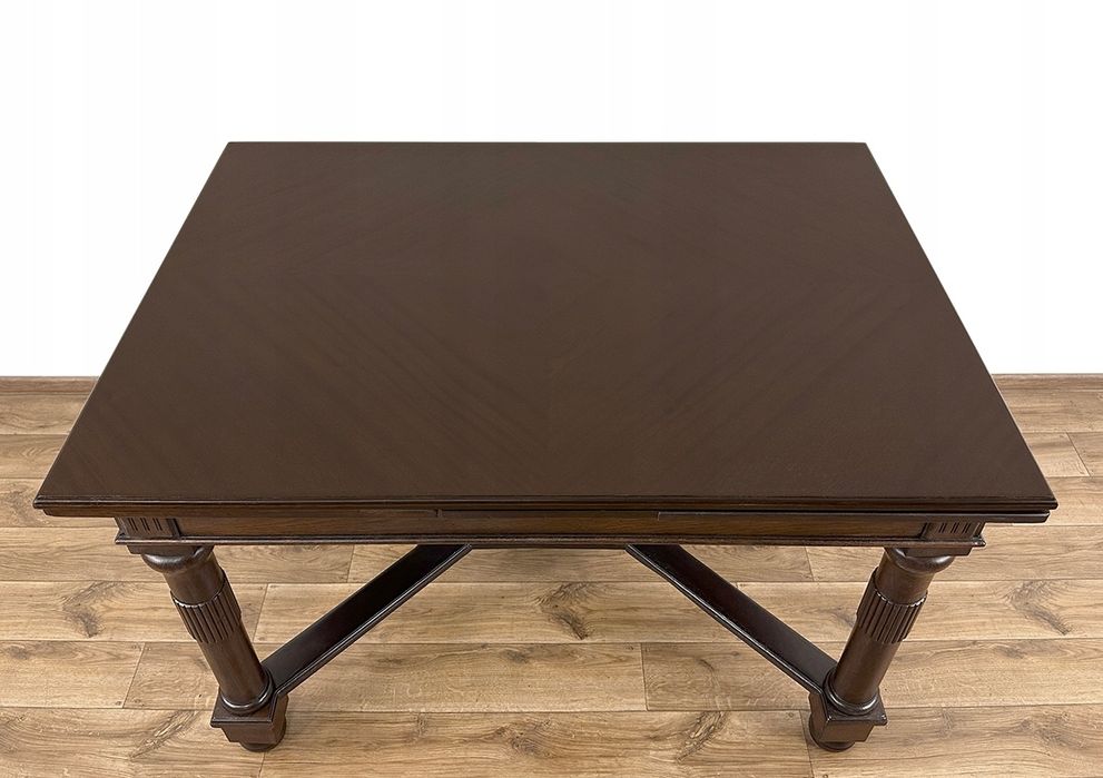 STÓŁ rozkładany ANTYK stuletni na 10 osób