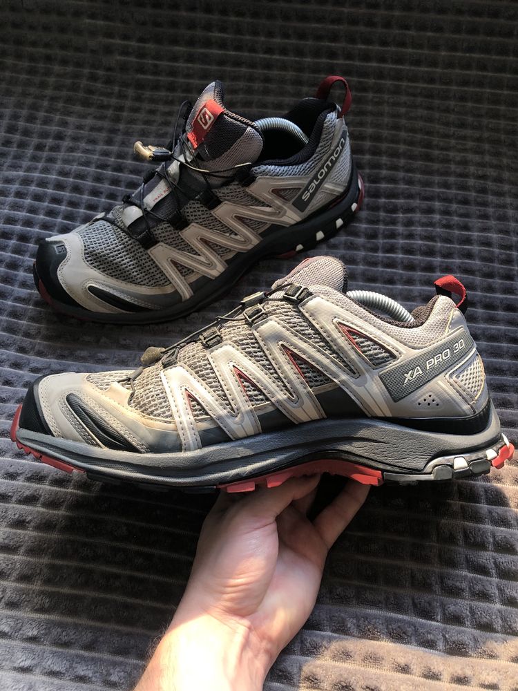 SALOMON XA PRO 3D (44.5) 28.5см мужские трекинговые кроссовки сетка