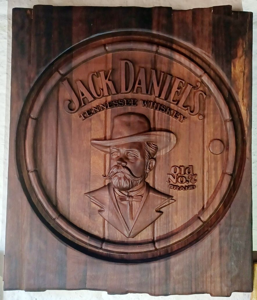 Jack Daniels, em forma tampa de uma pipa.