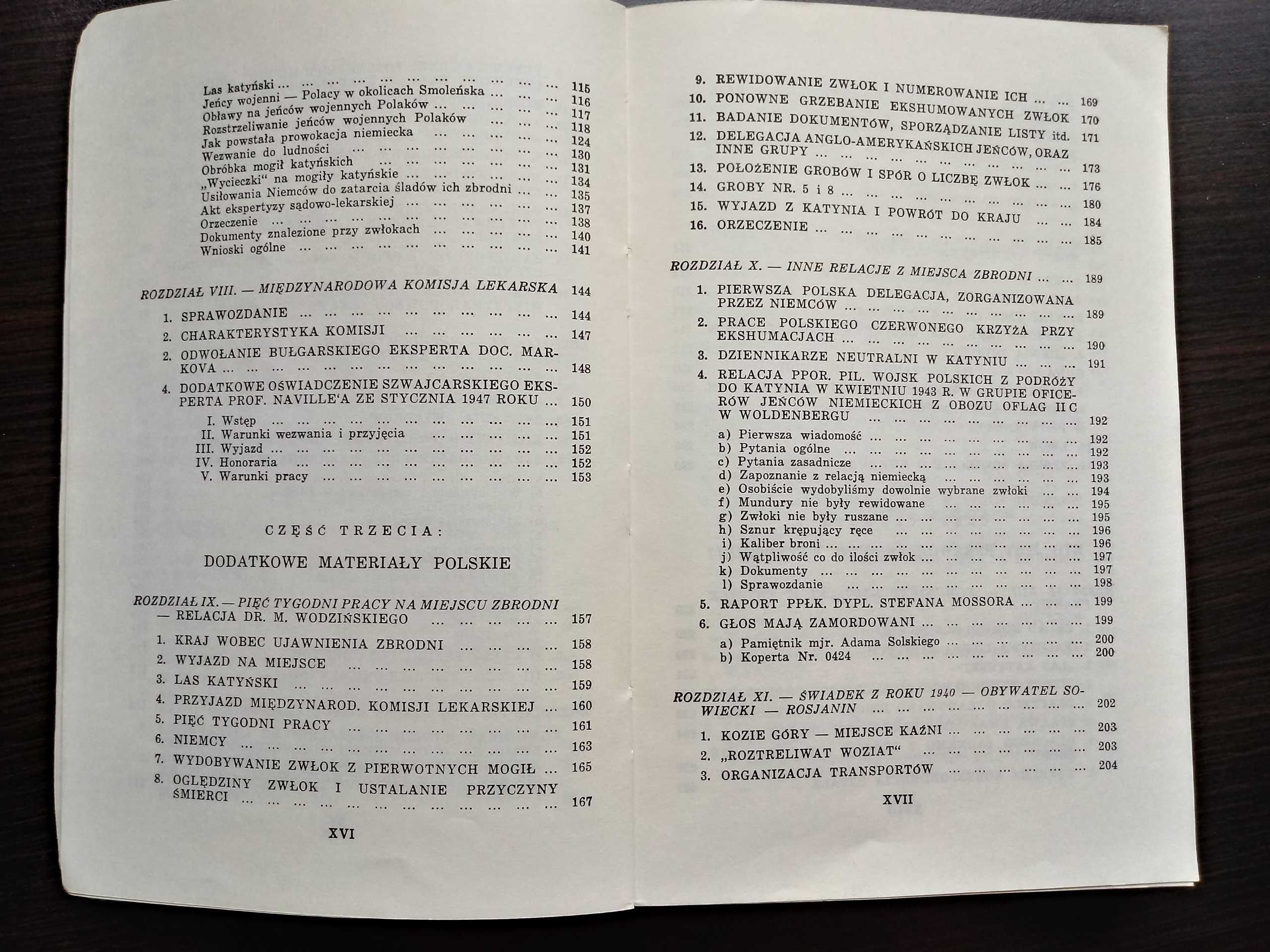 "Zbrodnia katyńska w świetle dokumentów" Wyd. X,  GRYF, Londyn 1982