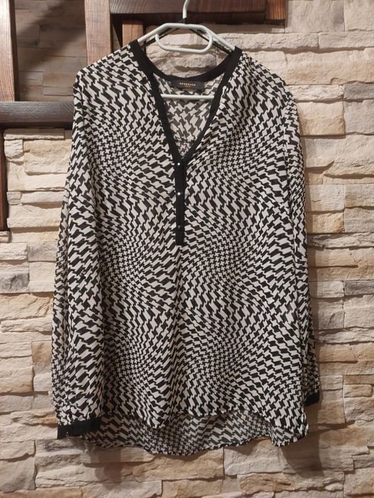 Koszula biało czarna