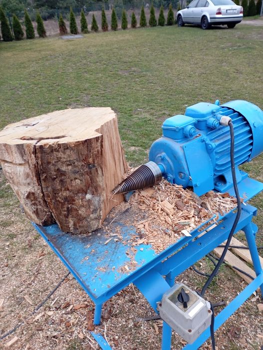 Łuparka do drewna świdrowa