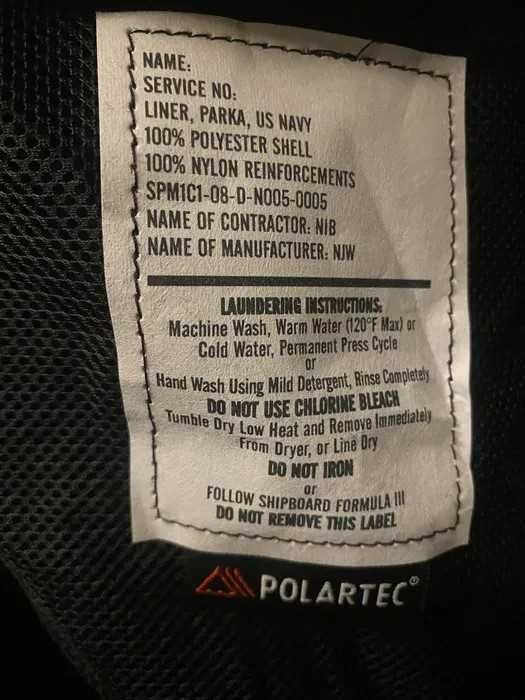 Куртка м 65 Alpha Industries з лайнером Polartec велий розмір