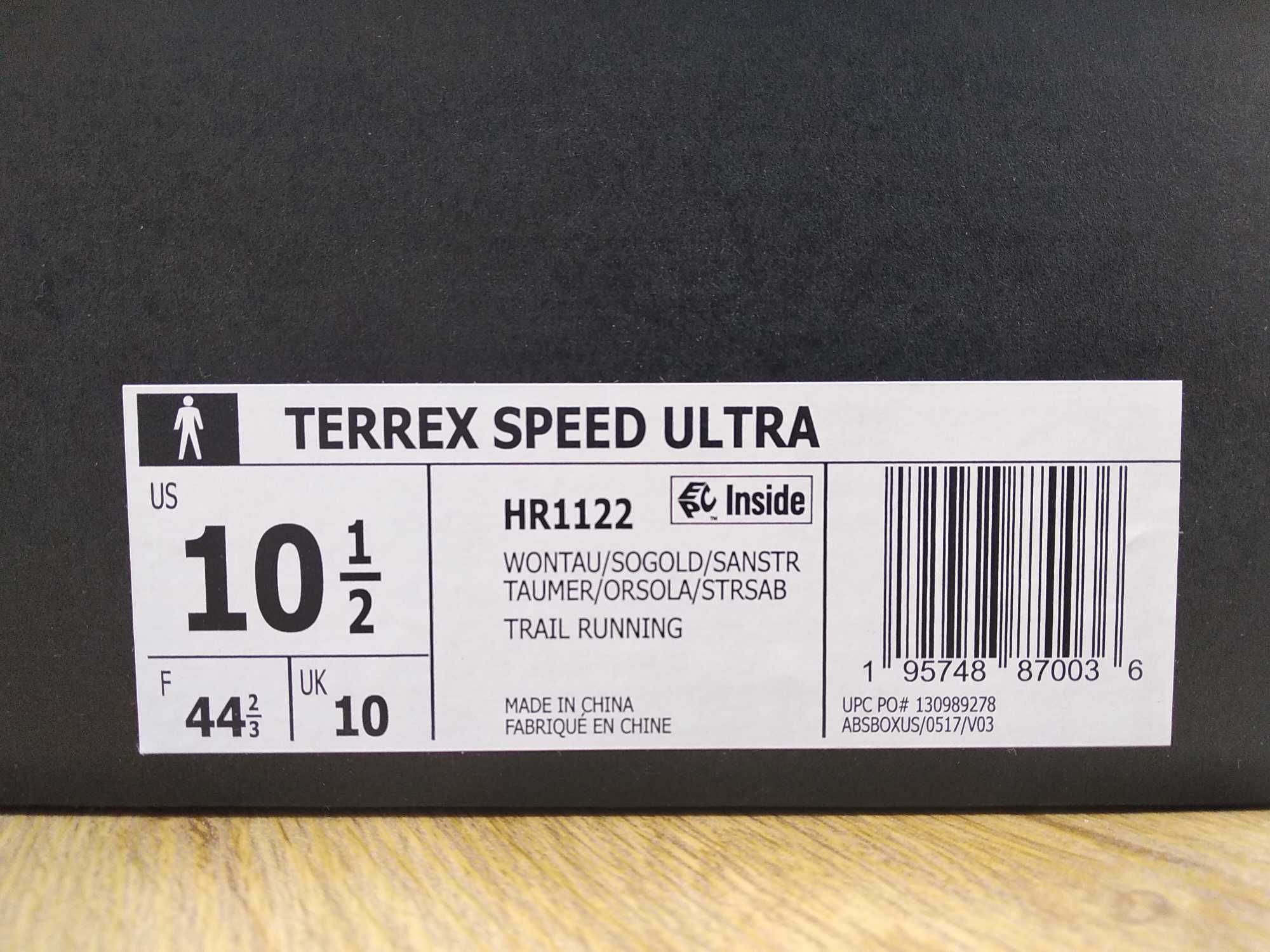 Adidas Terrex Speed Ultra. EU 44.5 / 28,5см