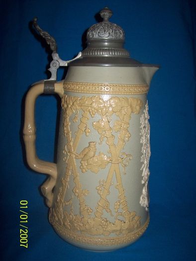 Wyjątkowy Kufel Dzban--METTLACH--ok,1900r H-35