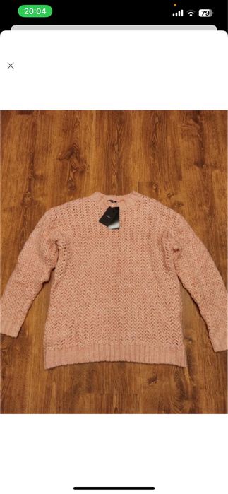 Кофта Mango р.S вʼязана пудрова светр джемпер шерсть вовна