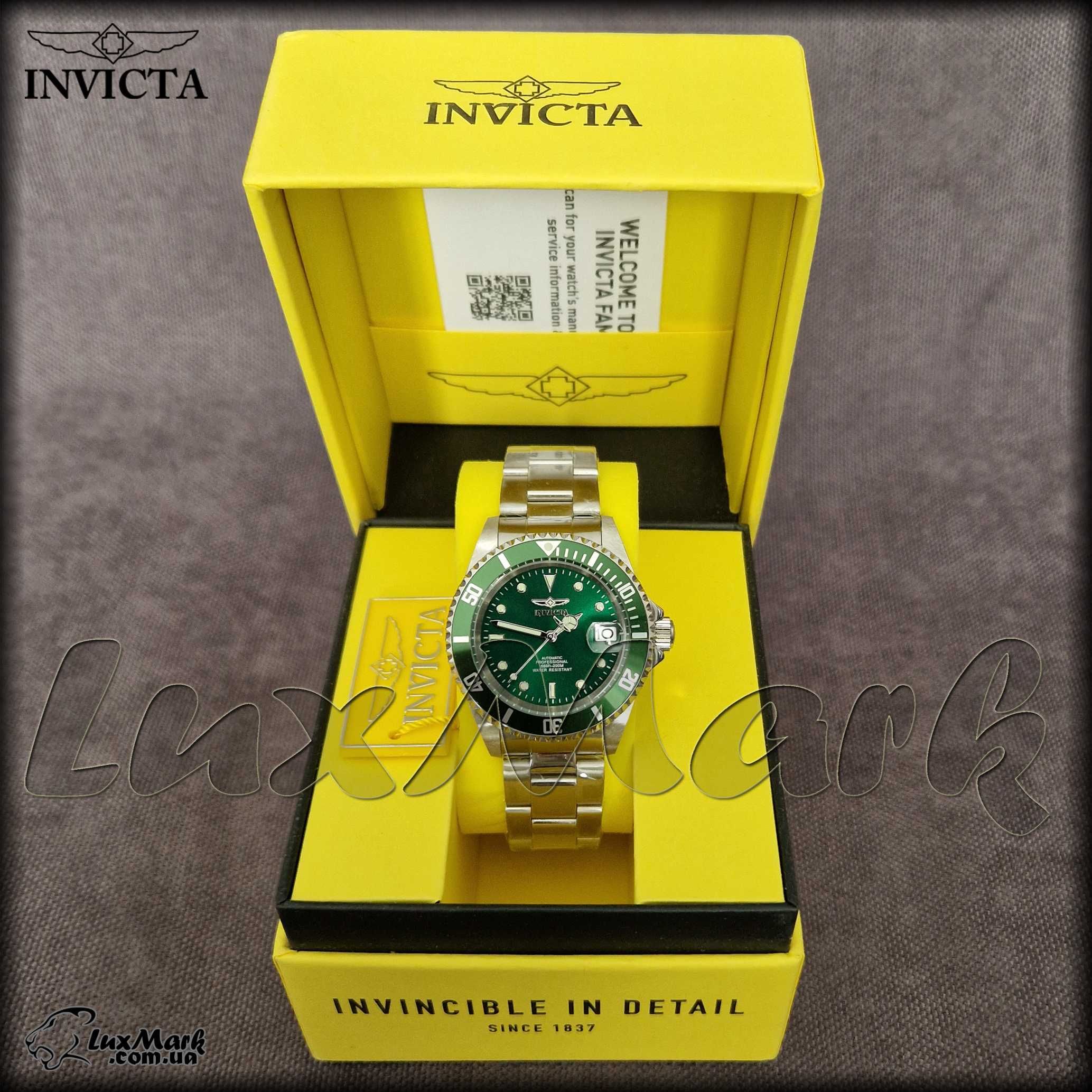 Часы мужские Invicta 35688 Pro Diver Automatic Ø40мм механика с автопо