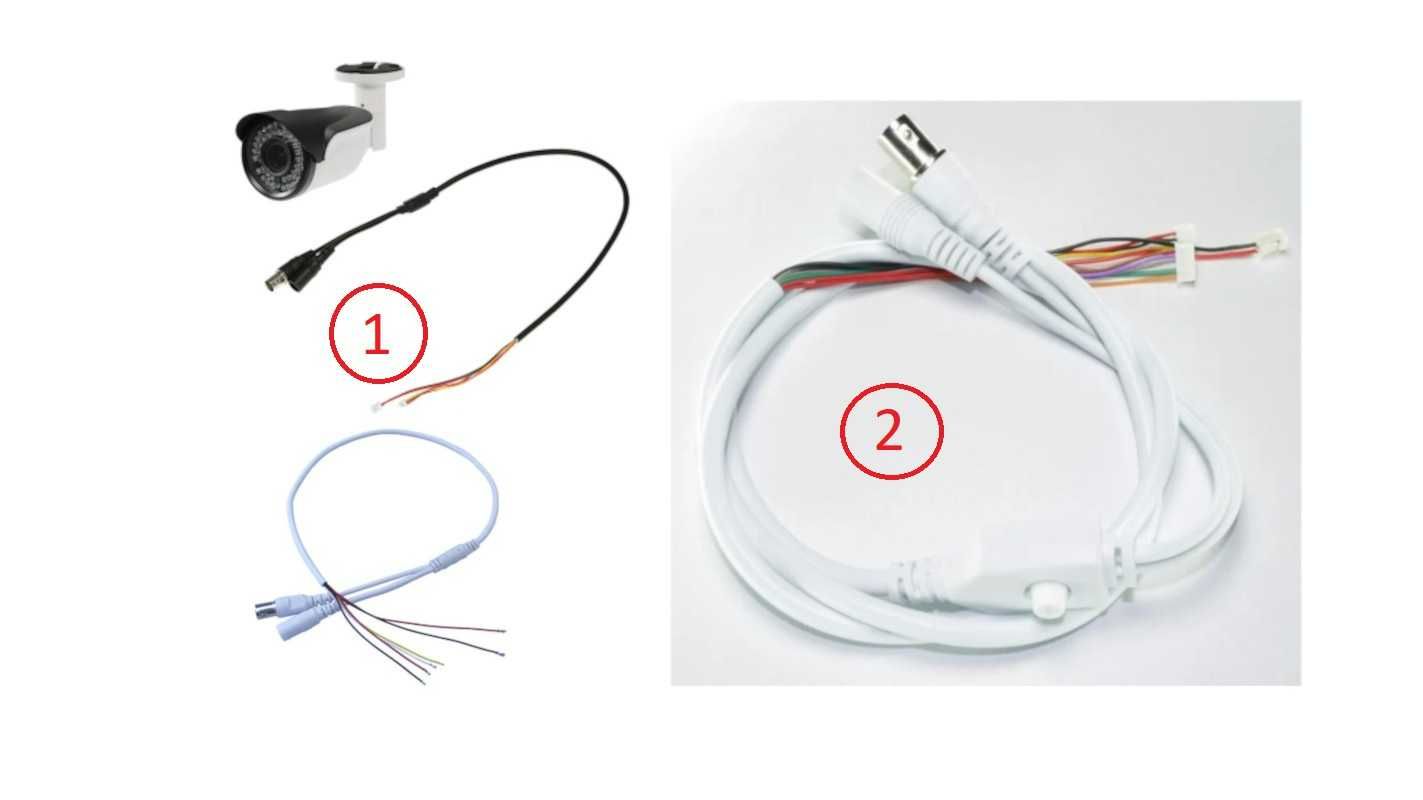 Кабеля IP RJ-45,  POE, AHD, аналоговые для сборки, ремонта видеокамер