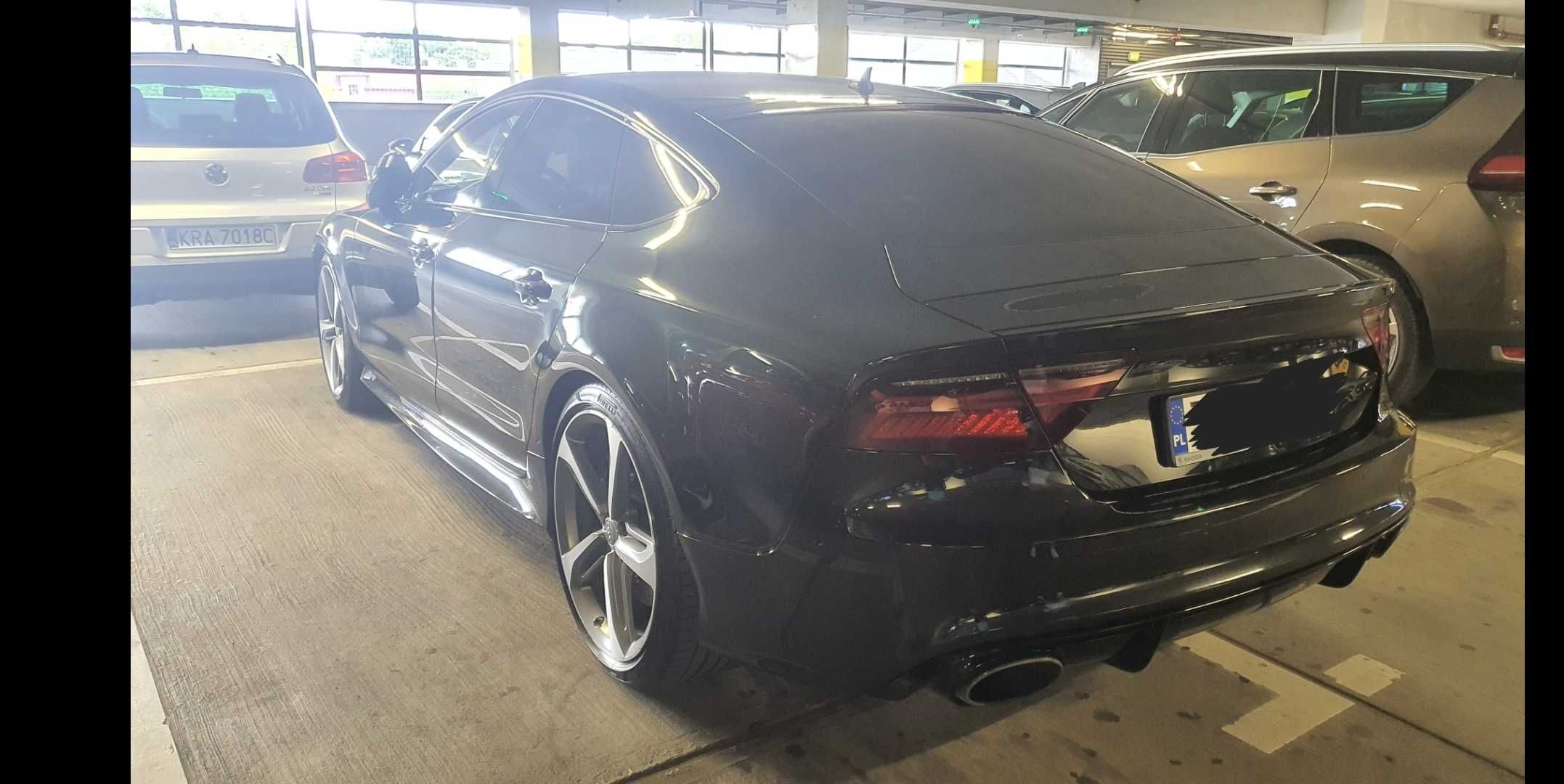 samochód Auto do Ślubu wesela AUDI RS7 600KM V8 niezapomniane wrażenia