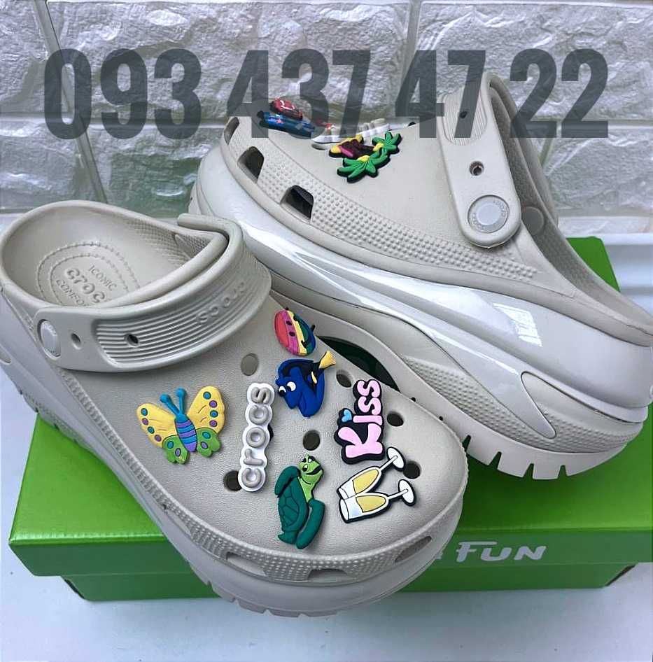 Жіночі Крокси Crocs Crush Mega Новинка!Усі розміри у наявності