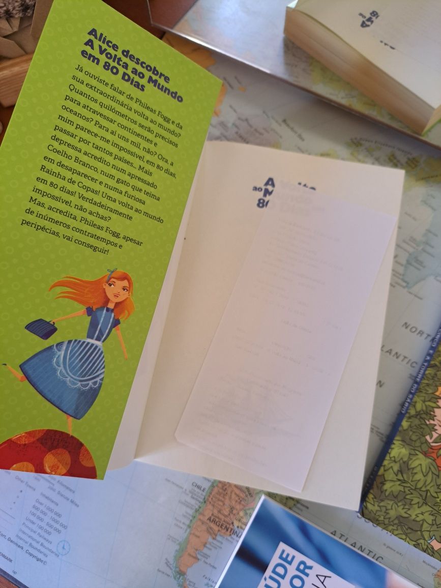 4 Livros: A Volta do Mundo, Crónicas do Céu, Os Cinco, etc