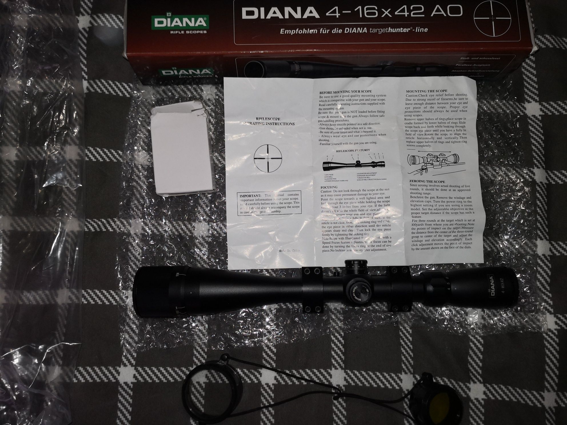 Mira telescopica Diana 4-16x42 AO
