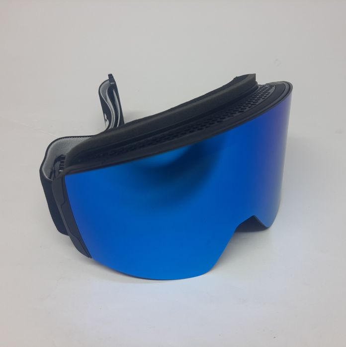 Gogle narciarskie niebieskie lustro