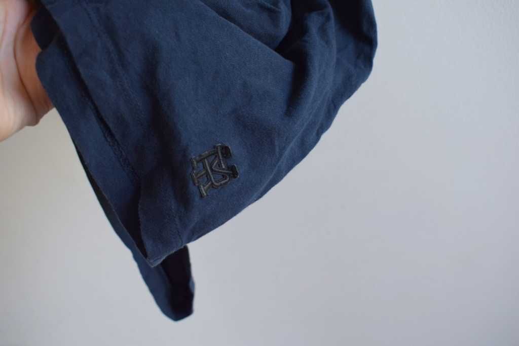 Replay koszulka t-shirt granatowy L