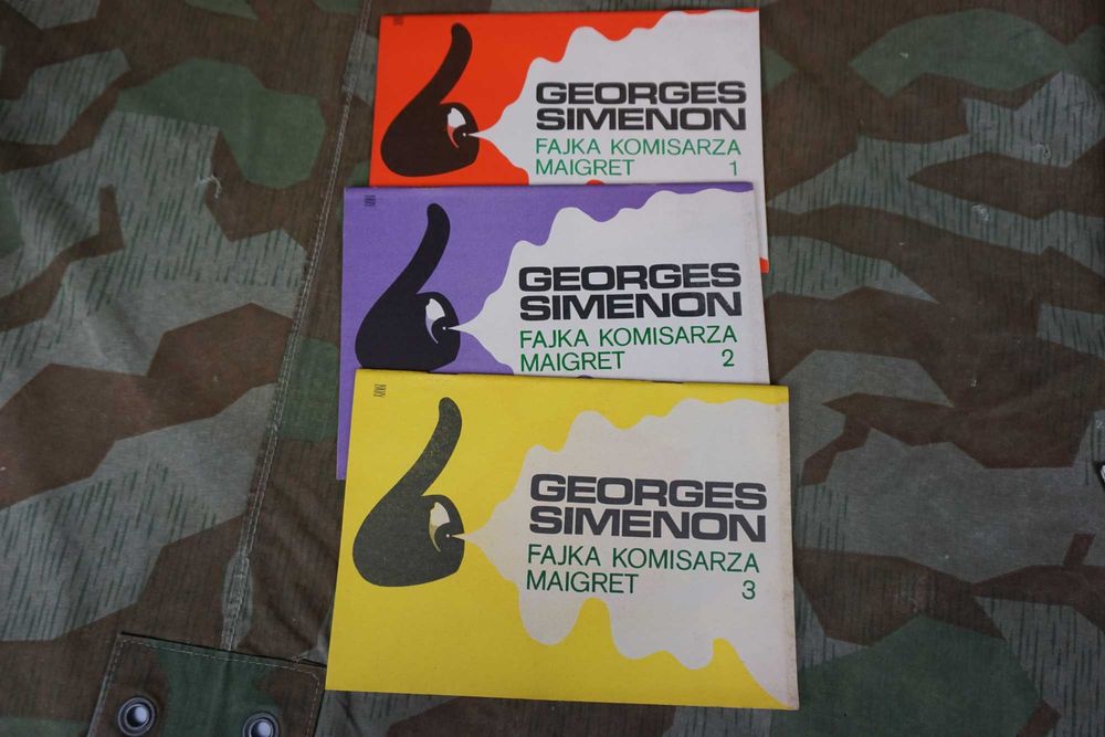Fajka Komisarza Maigret Georges Simenon tom 1,2,3