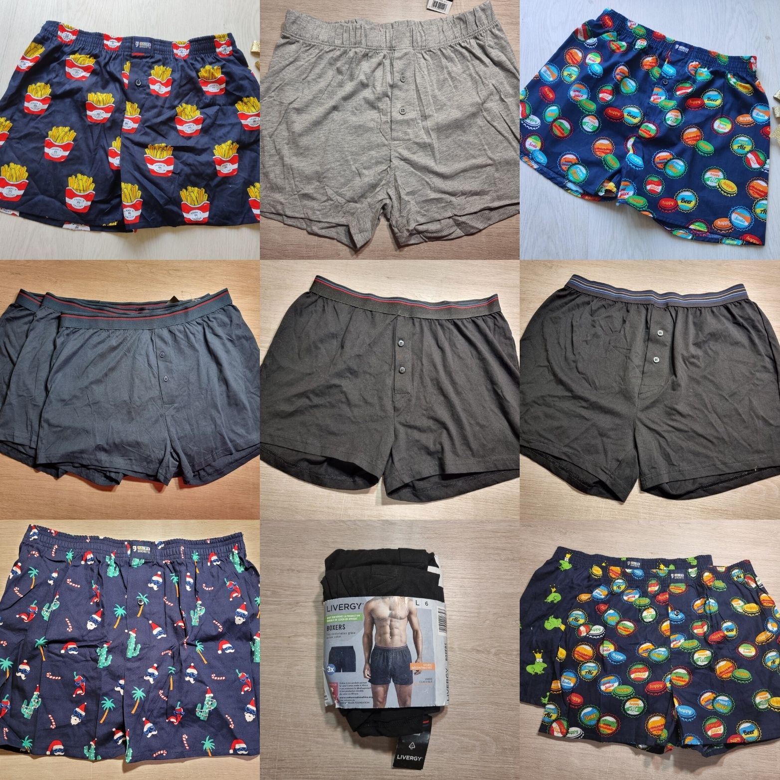 Мужские семейные трусы боксеры ,  размер М L xl happy shorts, livergy