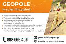 Usługi geodezyjne, tyczenia, inwentaryzacje, mapy, podziały-Skalbmierz