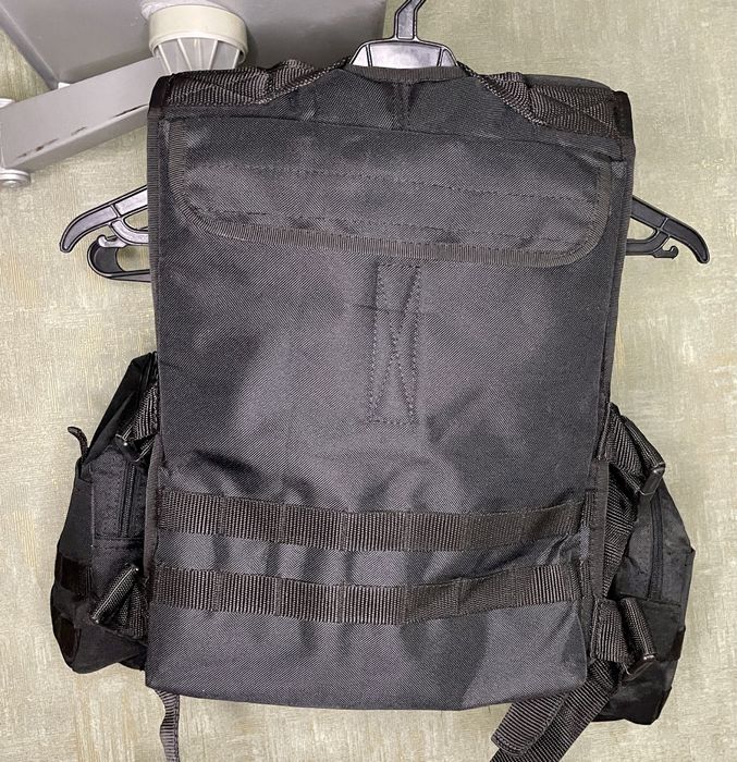 Чорний тактичний жилет (плитоноска) розмір XL