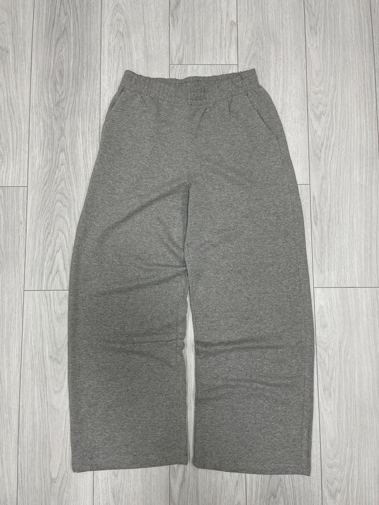 Широкі спортивні штани сірі sweatpants baggy бегги штаны серые opium