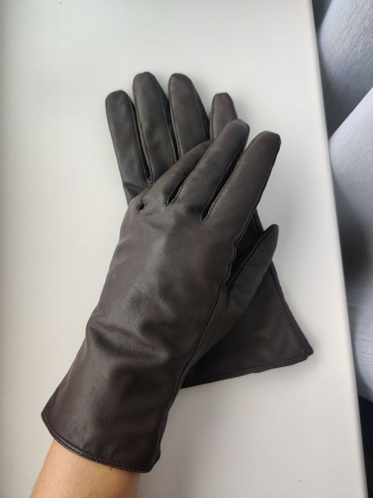 Шкіряні перчатки рукавиці розмір S