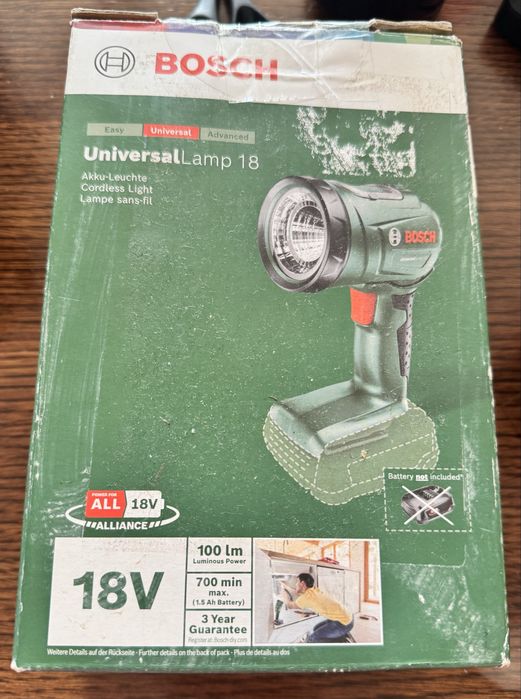Latarka akumulatorowa UniversalLamp Bosch Li-ion 18V body-solo