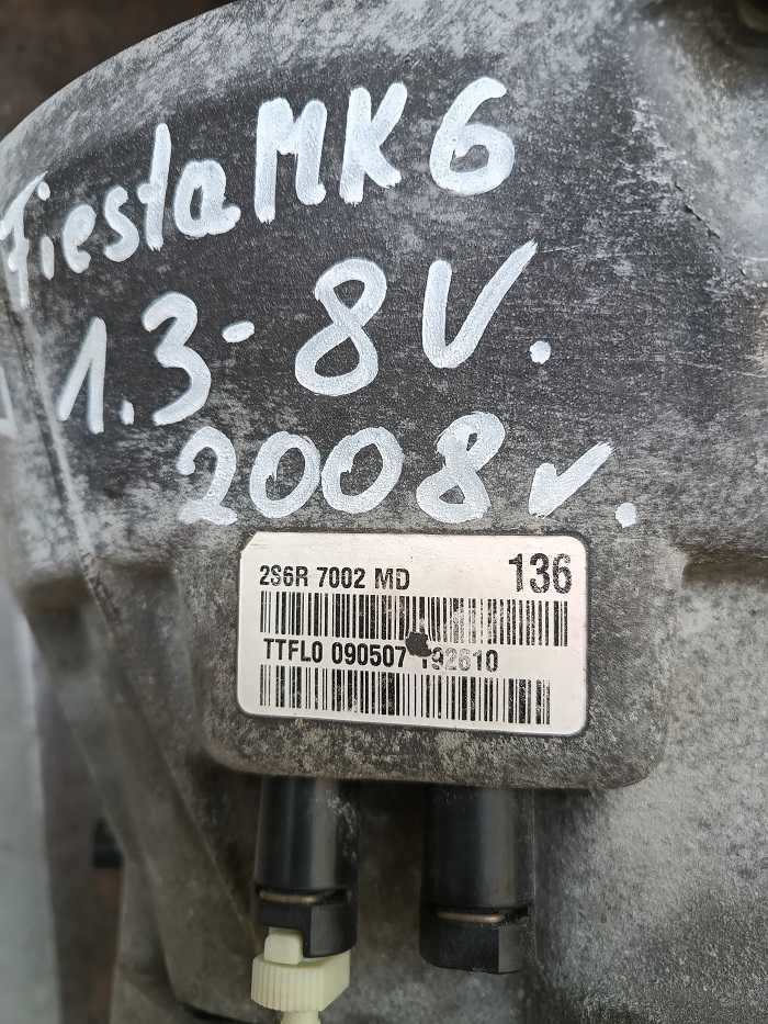 Skrzynia biegów Ford Fiesta MK6 08r 1,3  8V 2S647002