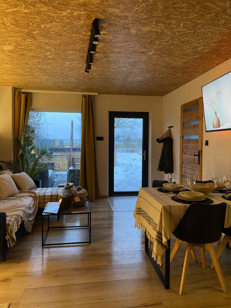 Domek całoroczny, letniskowy „STODOŁA 2” z balia, jacuzzi