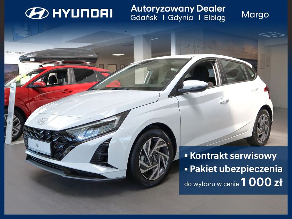 Hyundai i20 MODERN LED /Klima auto/Kamera cofania/Tylne czujniki/ Hyundai Margo