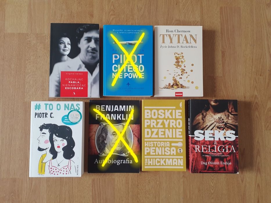 Ksiażki całość lub pojedyncze sztuki