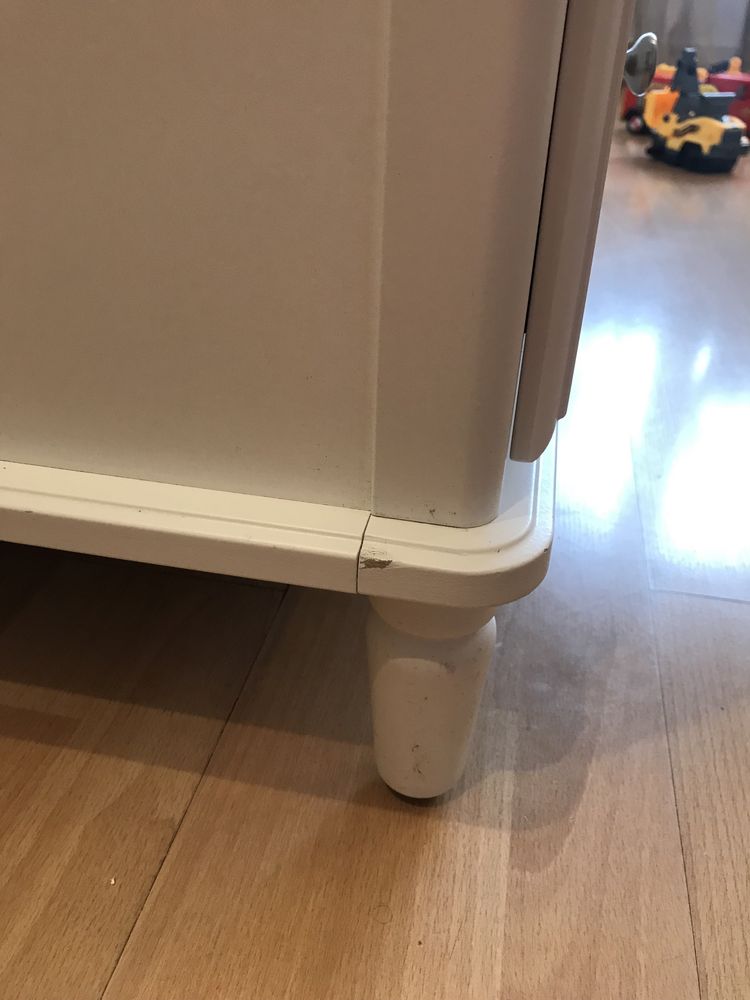 Komoda + szafka domek dla dzieci biała Ikea