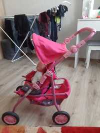Wózek dla dziewczynek z lalkami