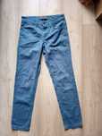 Spodnie męskie c&d slim fit rurki zwężane niebieskie w30 l32  stretch