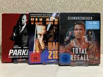 Steelbook Blu-ray Вспомнить всё /Трудная мишень /Паркер