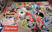 Zestaw 100szt. Naklejek stickers supreme bape stussy Vans Nike palace