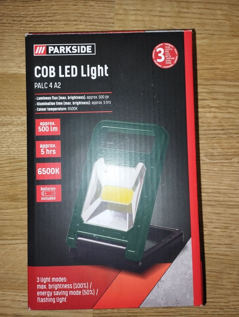 Lampa Halogen 3 tryby Parkside