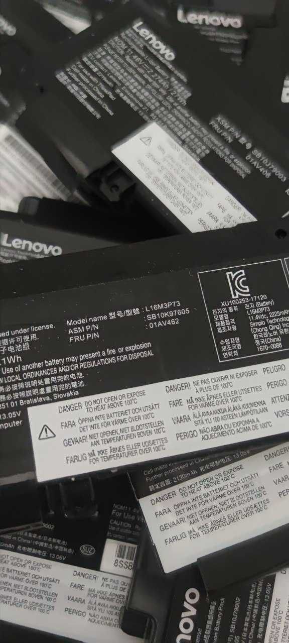 Батарея АКБ Lenovo ThinkPad T460S 01AV406  11.25V 27Wh